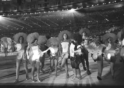 里约奥运会开幕式上的桑巴舞表演